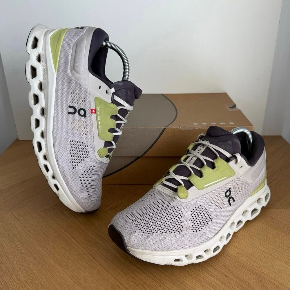 On Cloud Cloudstratus 3 ‘Pearl/Ivory’ Women Running Sneakers- SZ 9.5